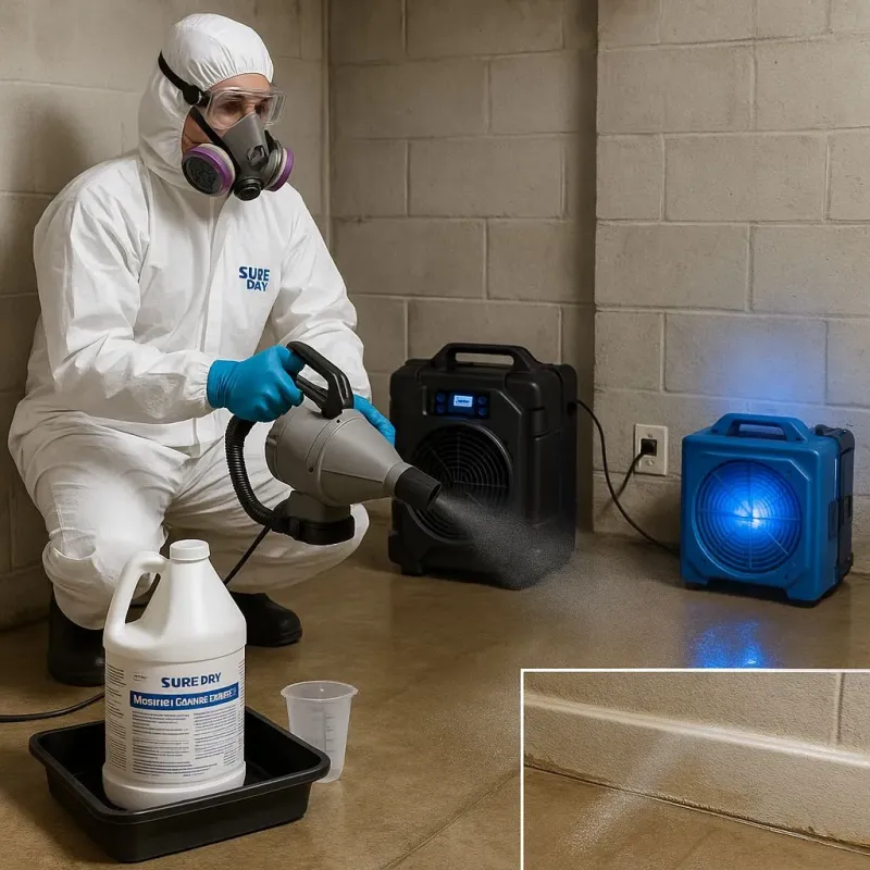 Sanitization and Odor Removal process in Moss Point, MS