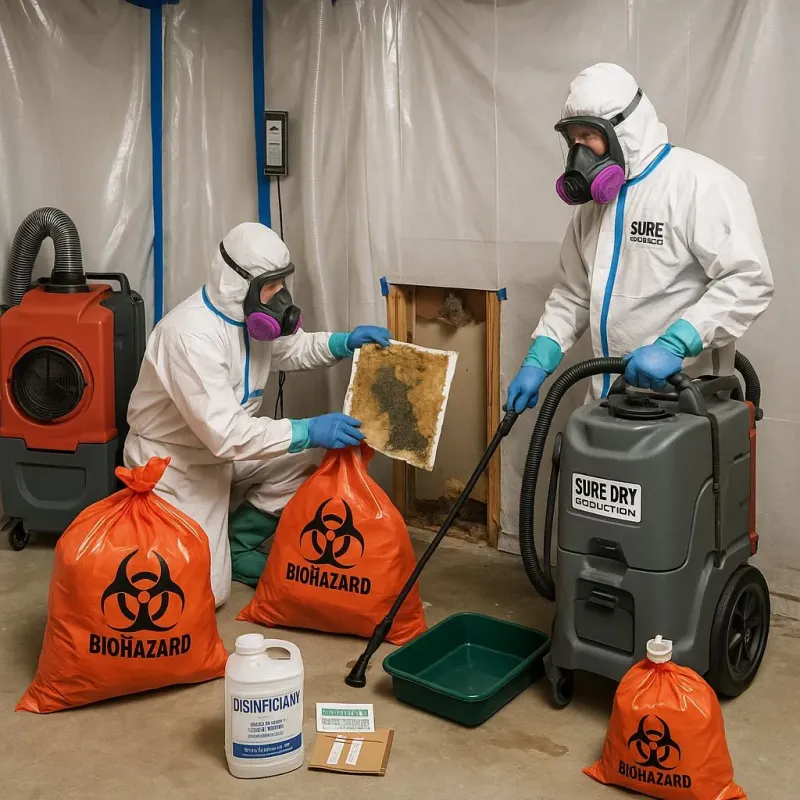 Contaminated Water Handling Protocols process in Moss Point, MS